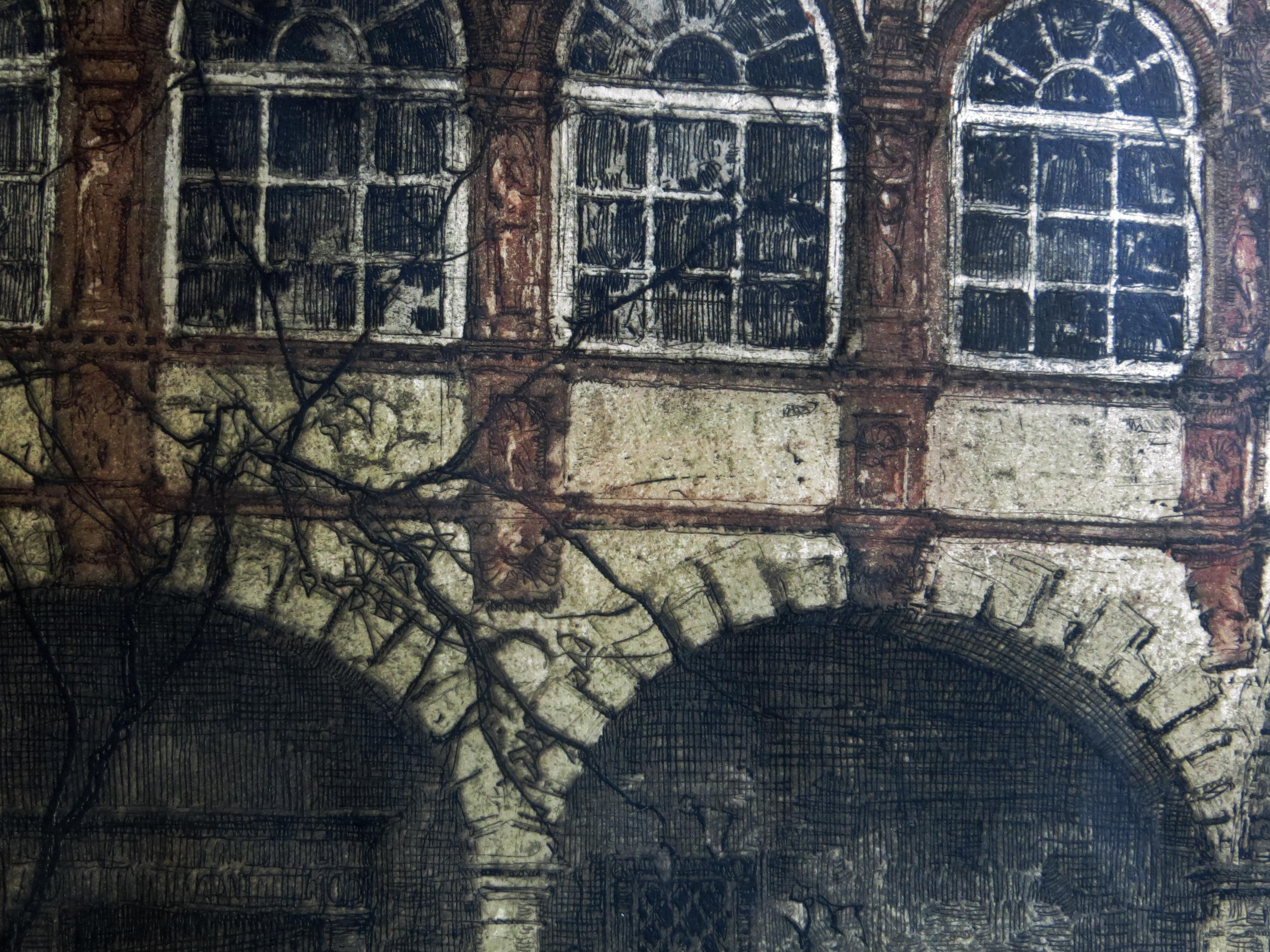 Castillo de Schallaburg - Landscape Print Negro de Luigi Kasimir