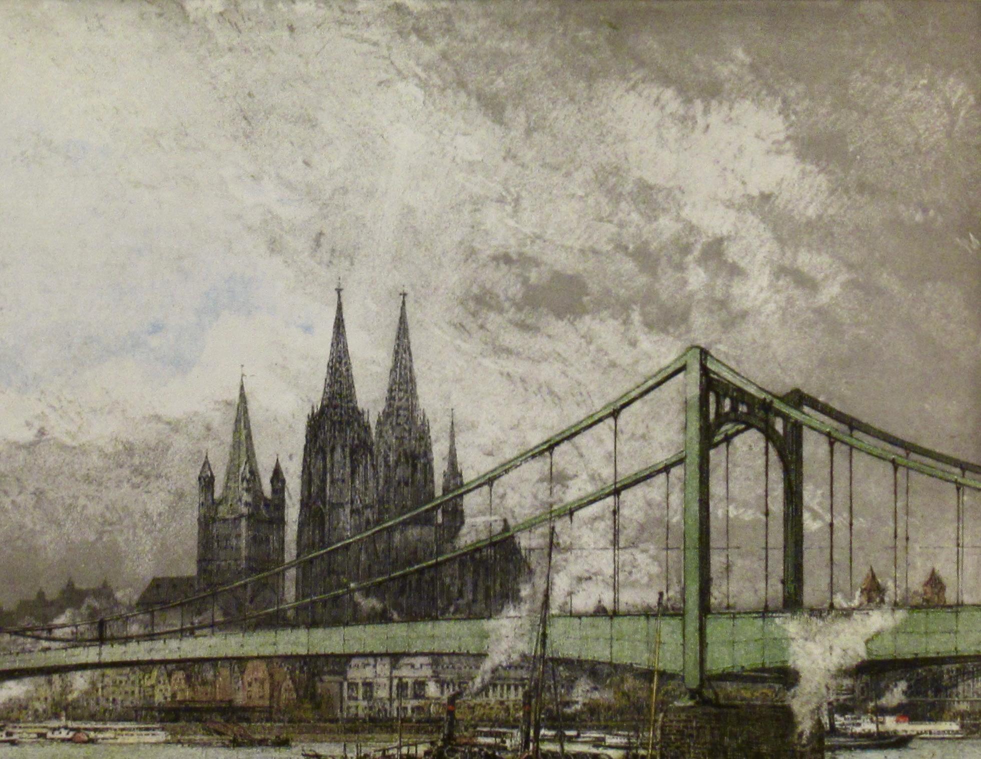 Koln and the St Martin Church, Germany For Sale 1