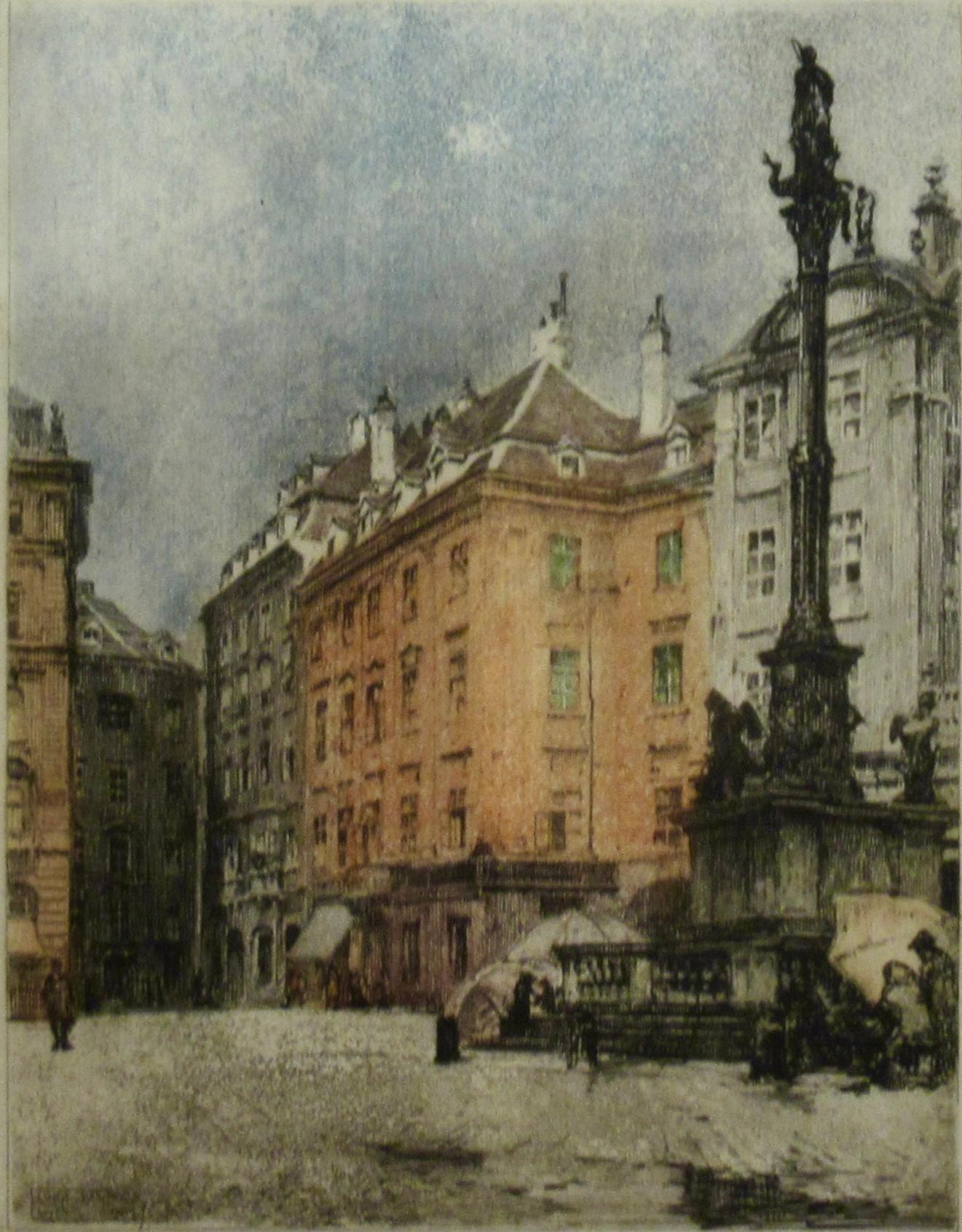 Vienna - Realist Print by Luigi Kasimir