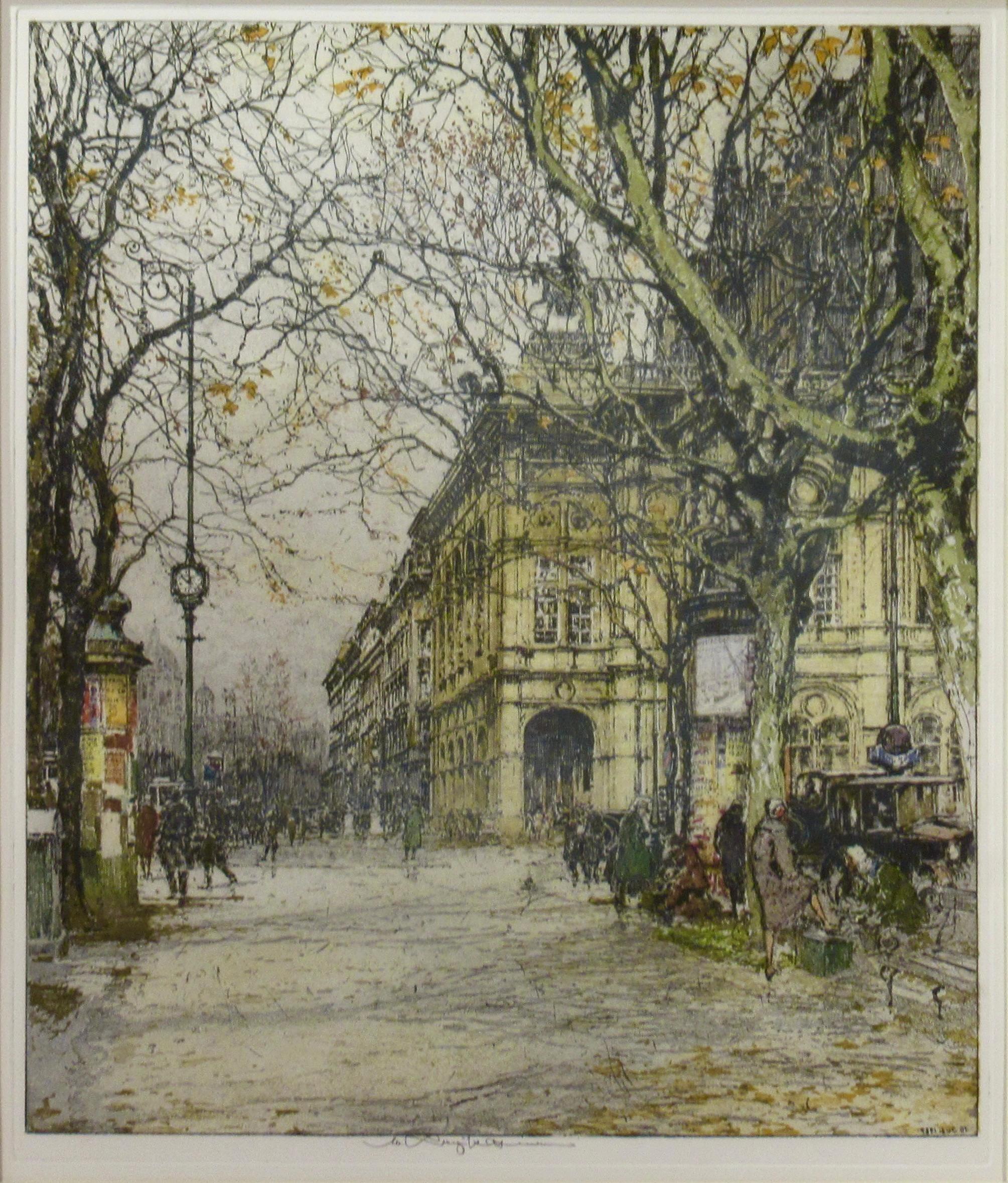Wien Opernring - Print by Luigi Kasimir
