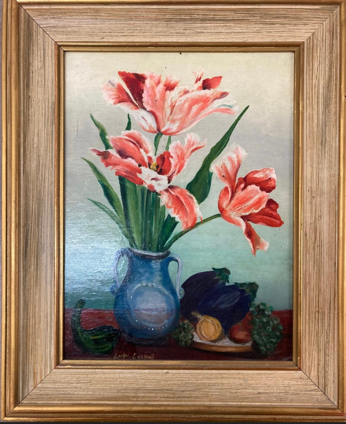 "Naturaleza muerta" - Painting de Luigi Lucioni