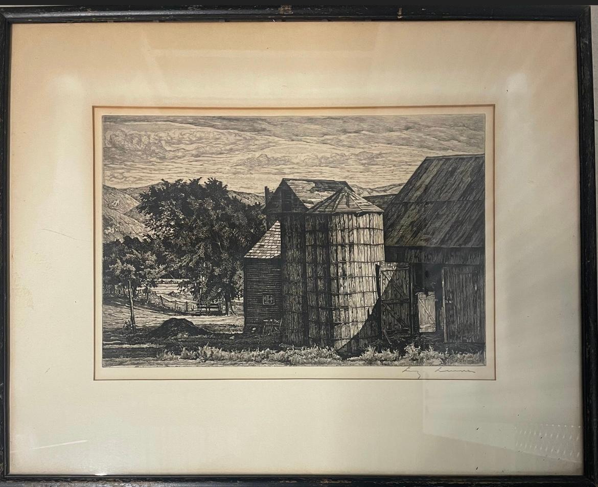 Ombres tardives - Print de Luigi Lucioni