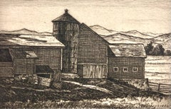 Luigi Lucioni, (New England Barn)