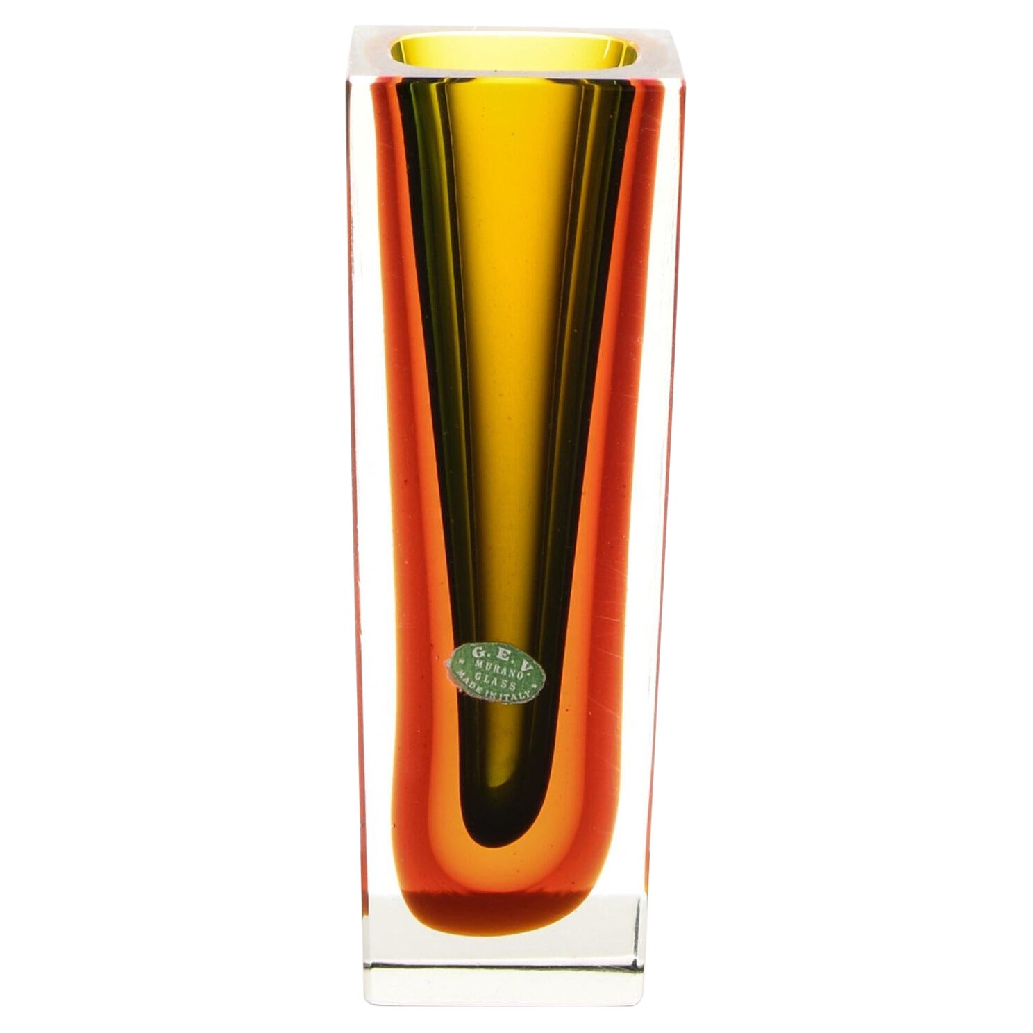Vaso Luigi Mandruzzato Prodotto da Murano in Italia