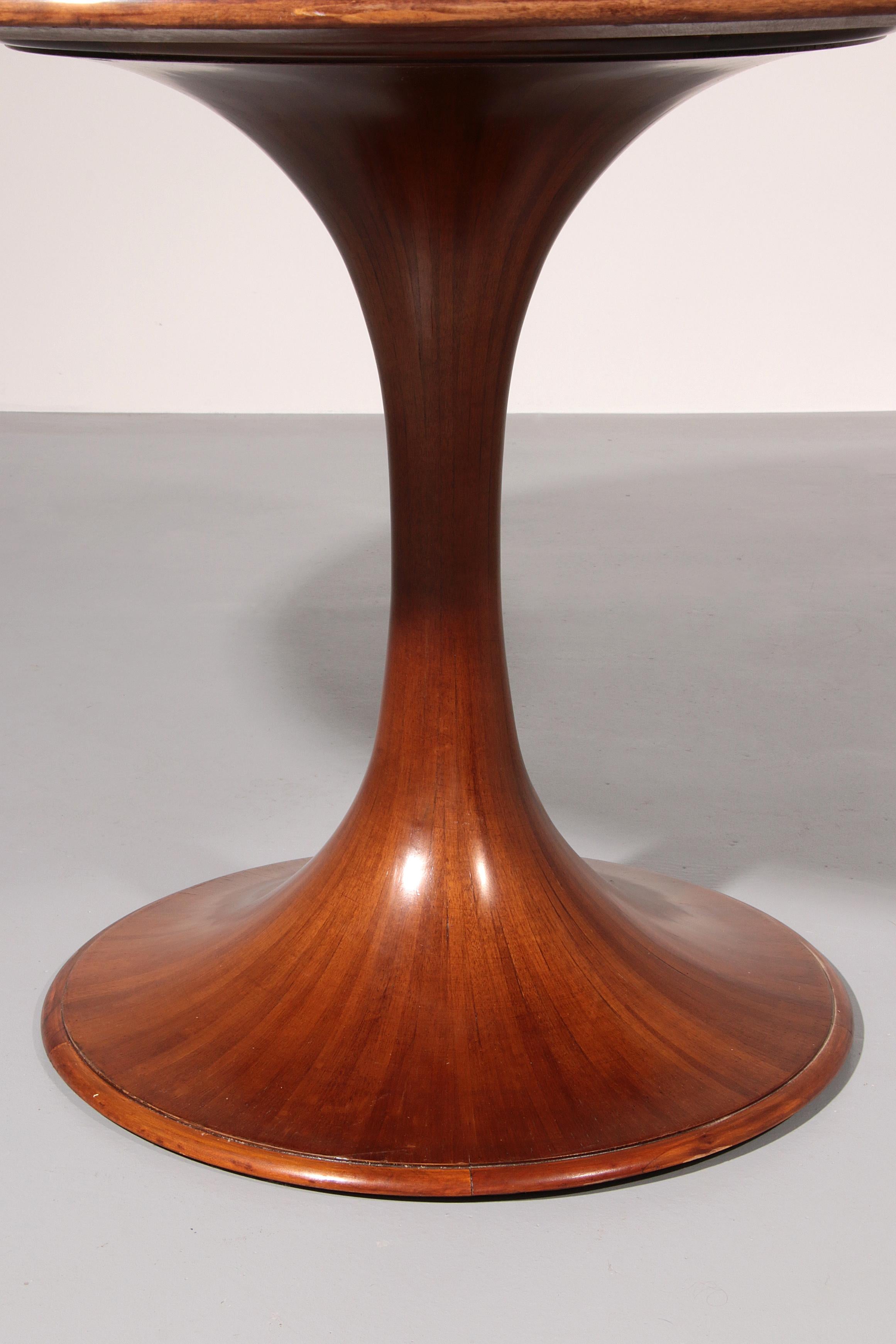 italien Luigi Massoni Table de salle à manger Clessidra Mobilia Italie 1959 en vente