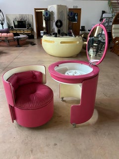 Toilette maquillée Dilly Dally de Luigi Massoni pour Poltrona Frau, 1970