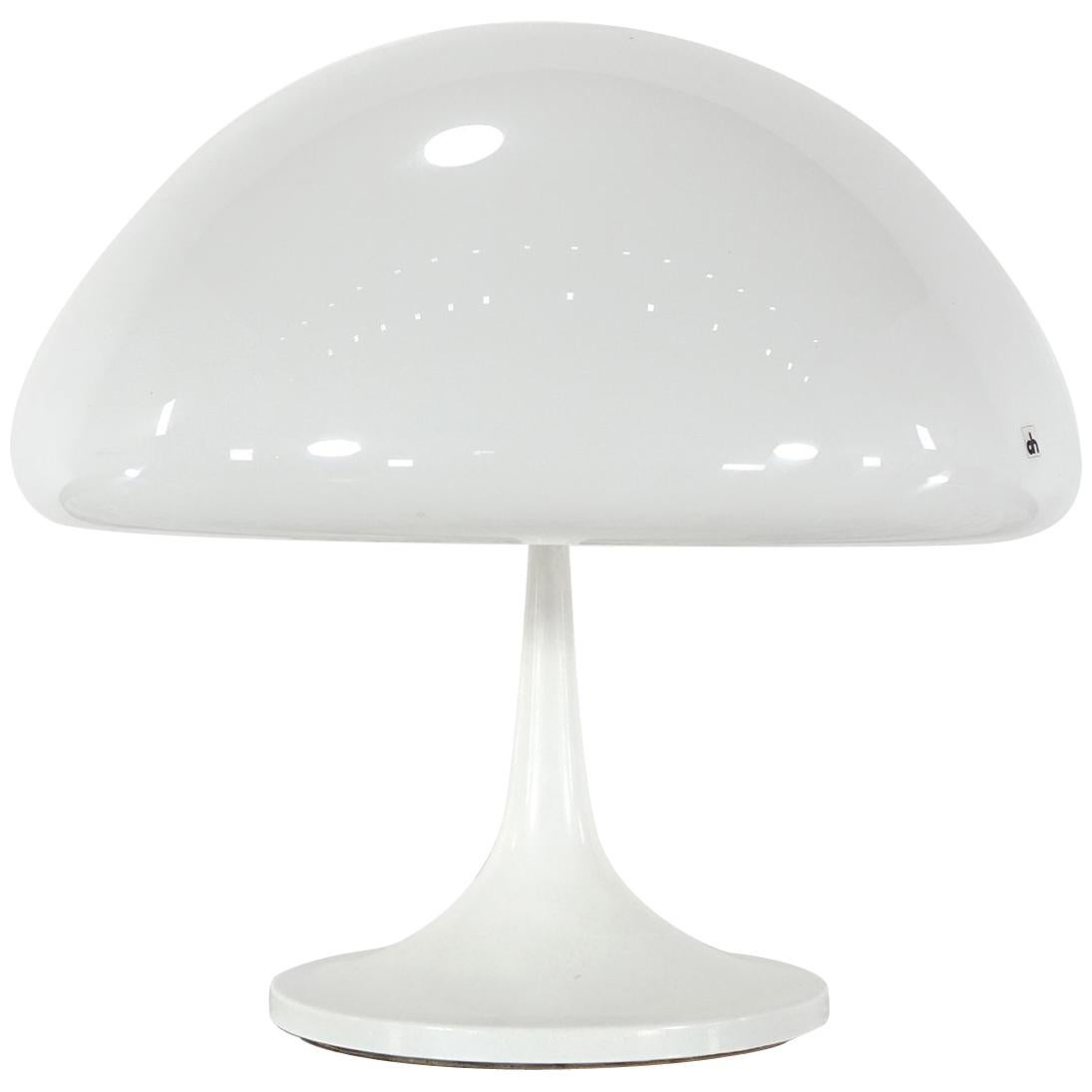 Luigi Massoni pour Harvey Guzzini:: lampe de table champignon Toledo 1ère édition