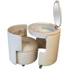 Luigi Massoni for Poltrona Frau Modular Vanity 'Dilly Dally', 1968, Italy