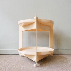 Luigi Massoni Italian Midcentury Trolley Bar for Guzzini, 1970's