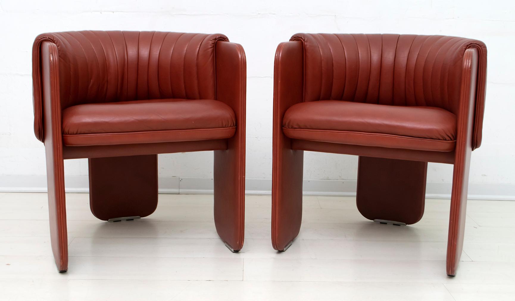 italian leather armchairs