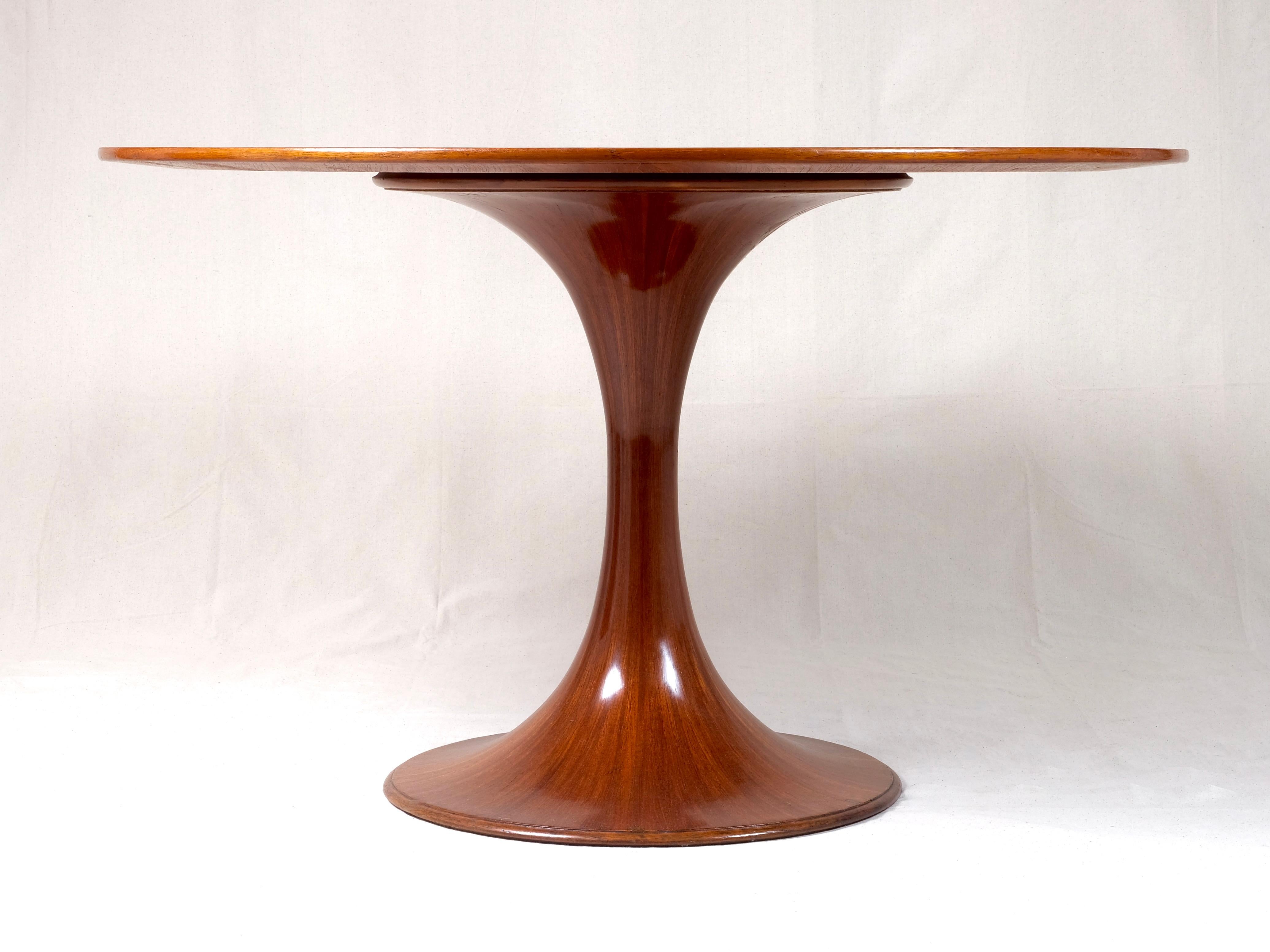 Italian Luigi Massoni Sunburst 'Clessidra' Table For Sale