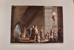 Tomb of the Virgin Mary: An Early 19th C. Aquatint after a Luigi Mayer Drawing