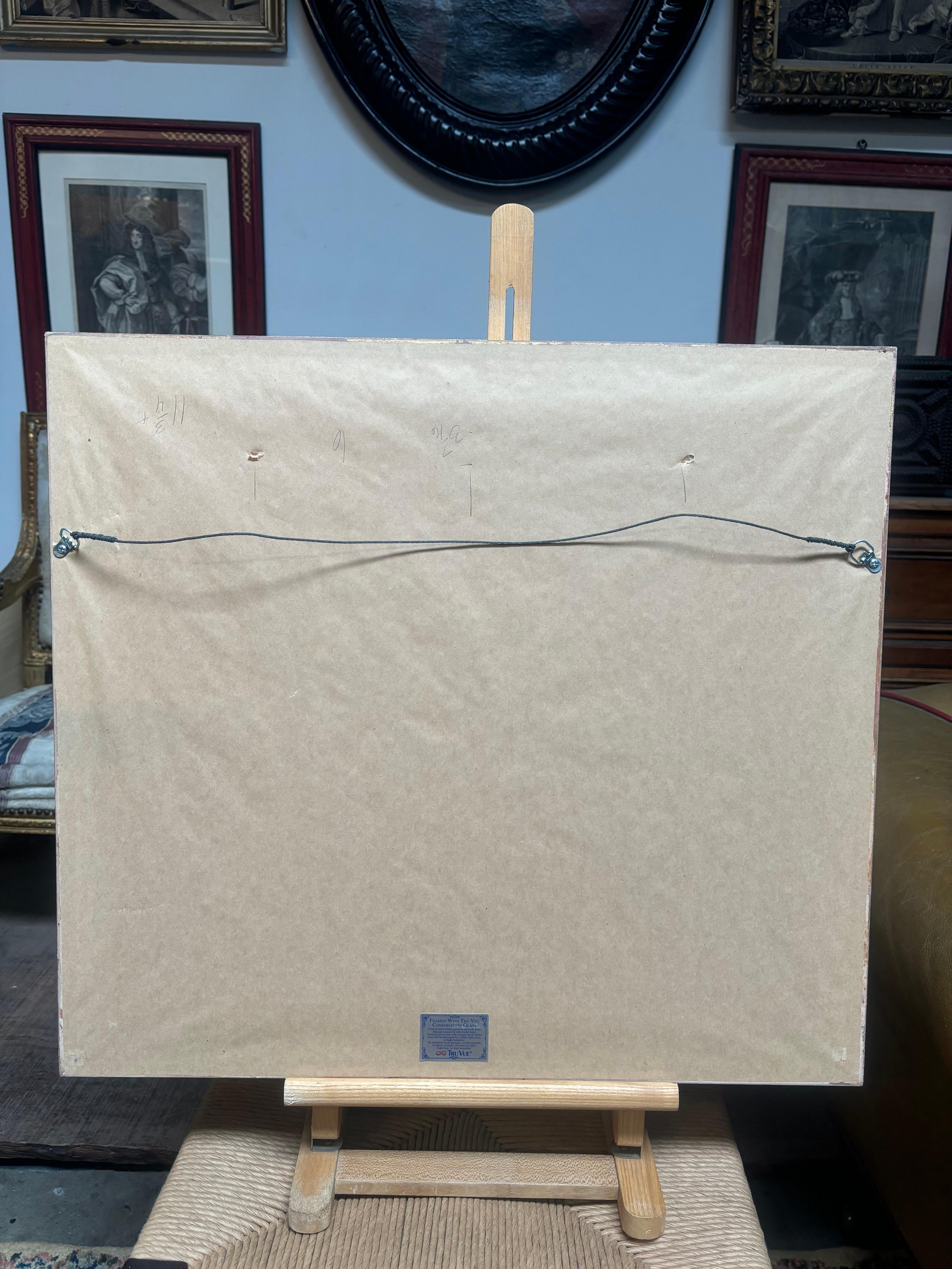 British Luigi Mayer - Affixed Pillar with Hand Gilded Frame For Sale