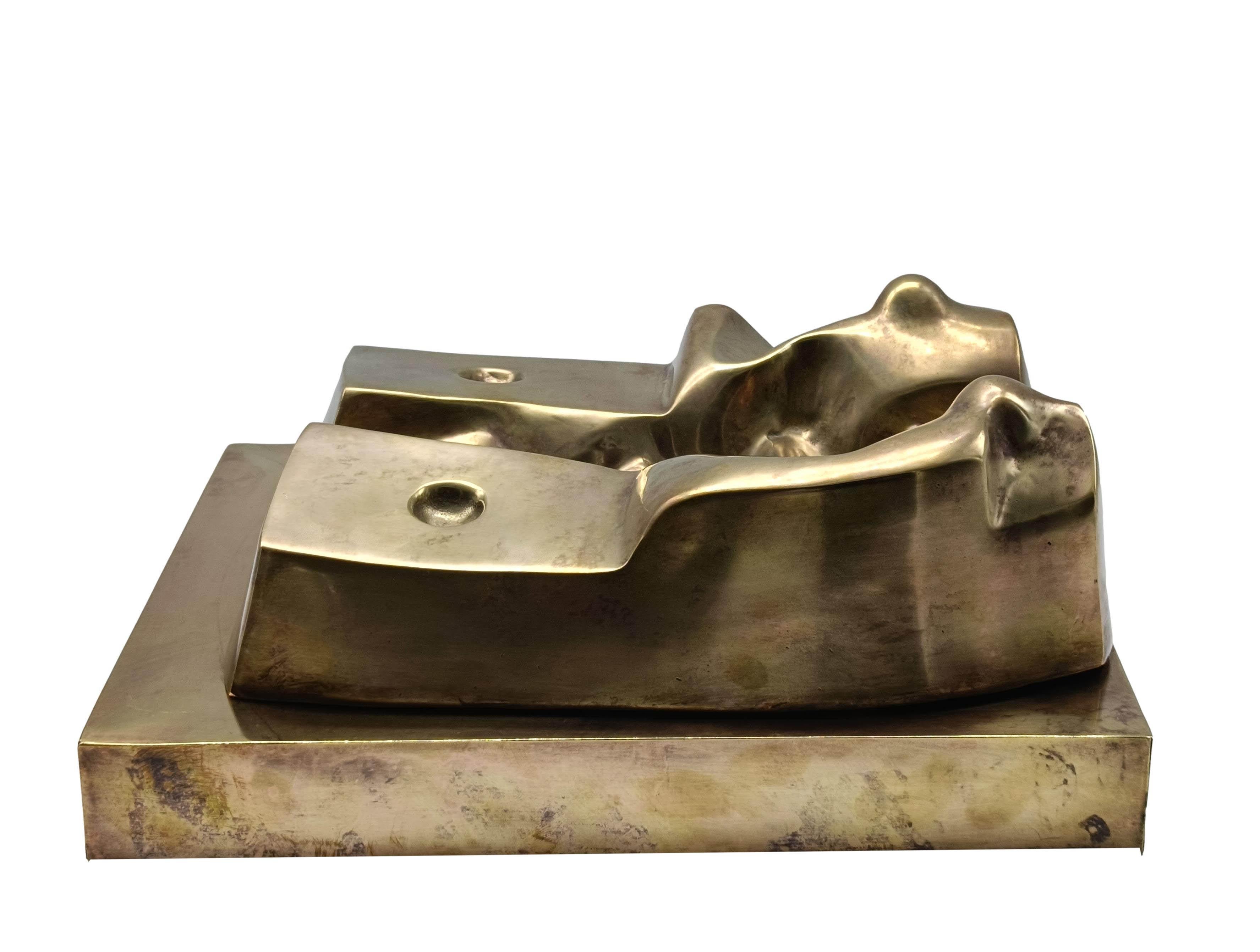 Italian Luigi Mazzella Scultura in Bronzo 
