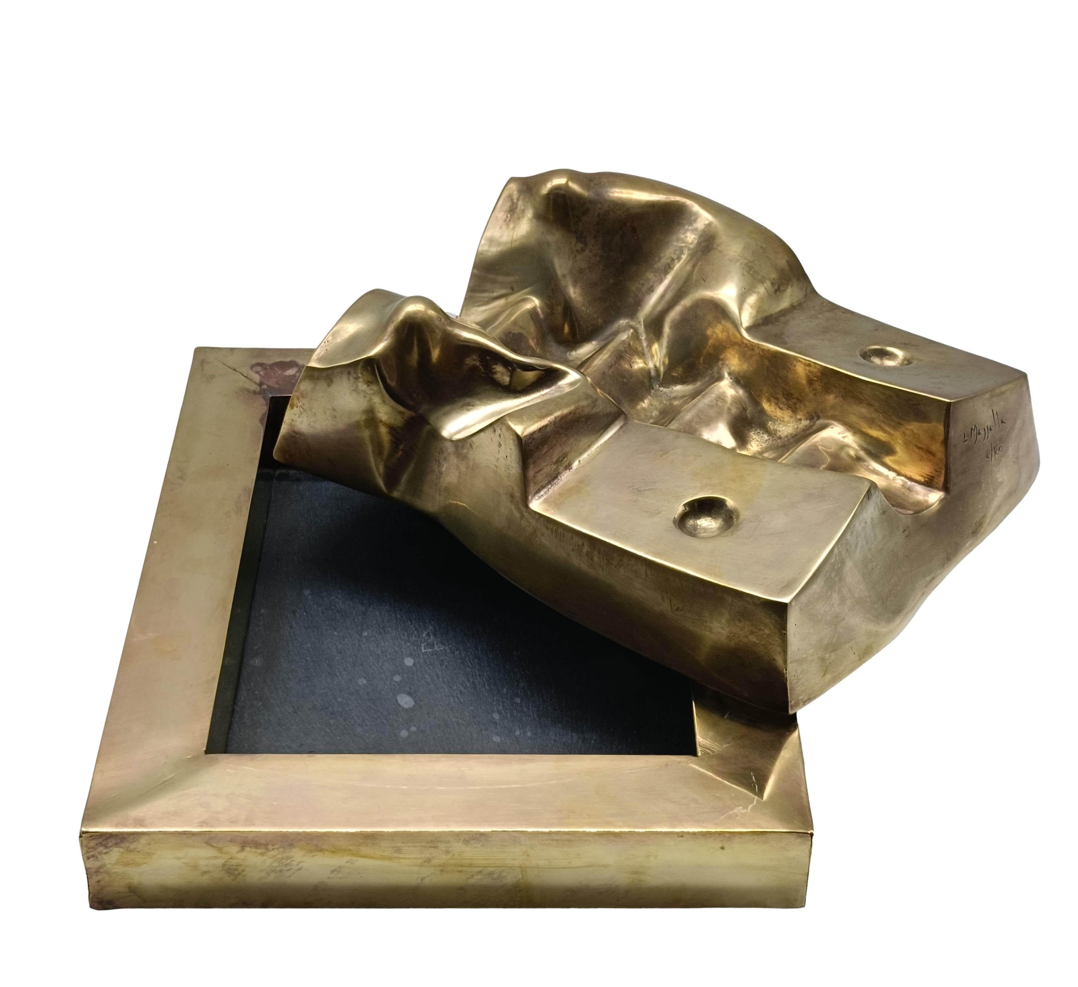 Late 20th Century Luigi Mazzella Scultura in Bronzo 