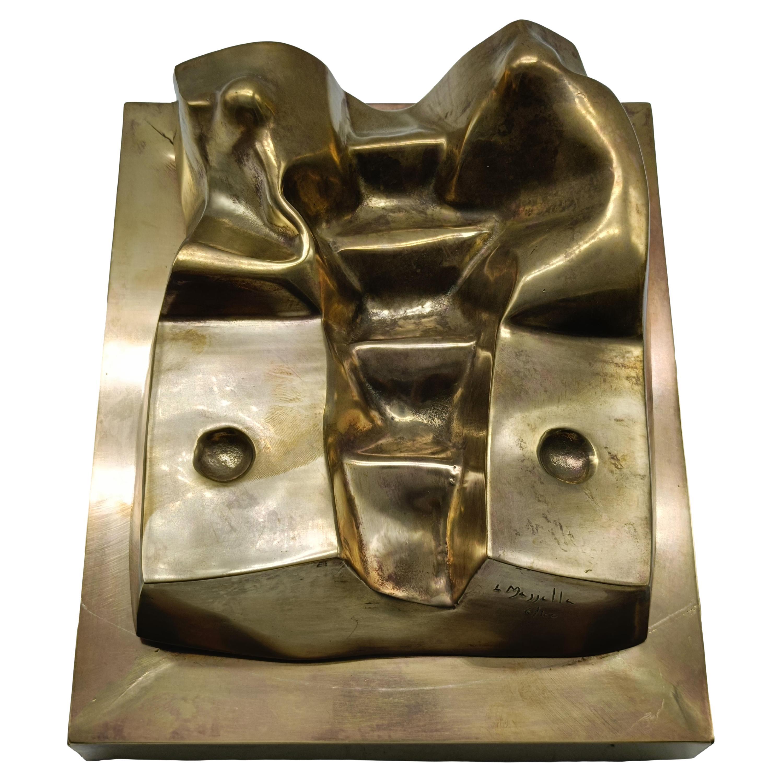 Luigi Mazzella Scultura in Bronzo "Ciborio", Numerata 6/100, Italia 1989 in vendita