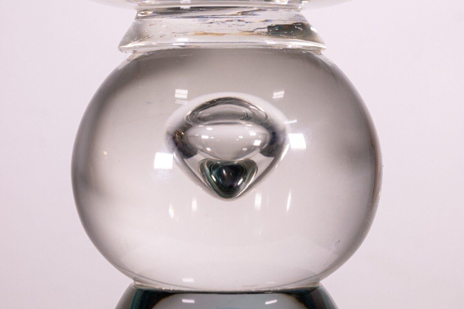 Luigi Mellara Large Glass Bowl Centerpiece For Sale 1