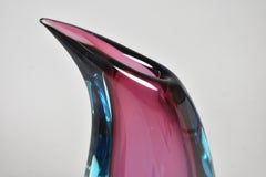 Luigi Onesto Jarrón de cristal artístico italiano Murano Oggetti