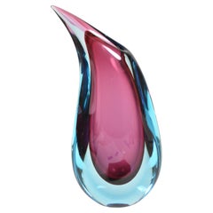 Luigi Onesto Murano Oggetti Italian Art Glass Vase