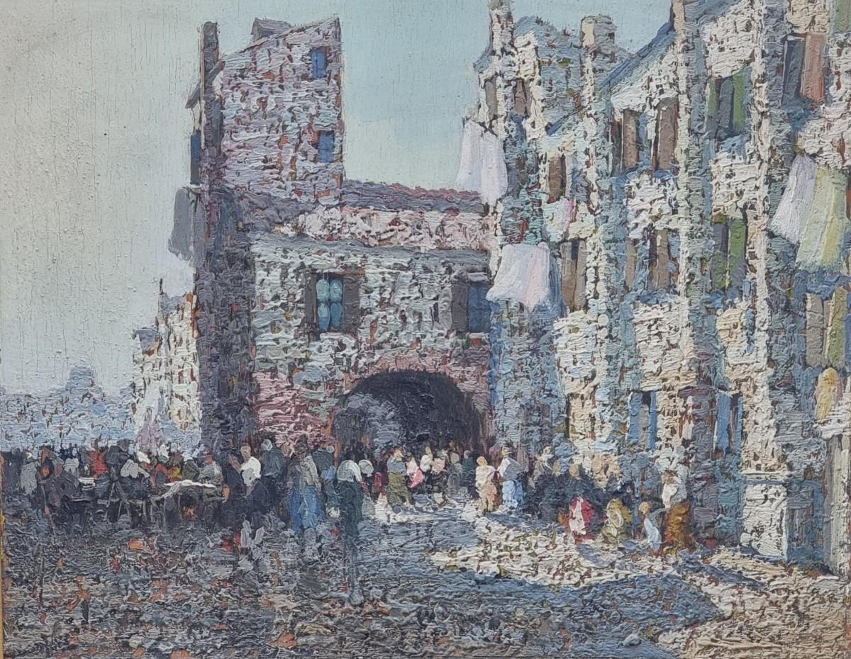 Luigi Pagan – “Chioggia e la Calle d’Oro”, 1938 (European) im Angebot