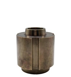 Luigi Pezzato Abstract Bronze Sculpture, Italy 1970s