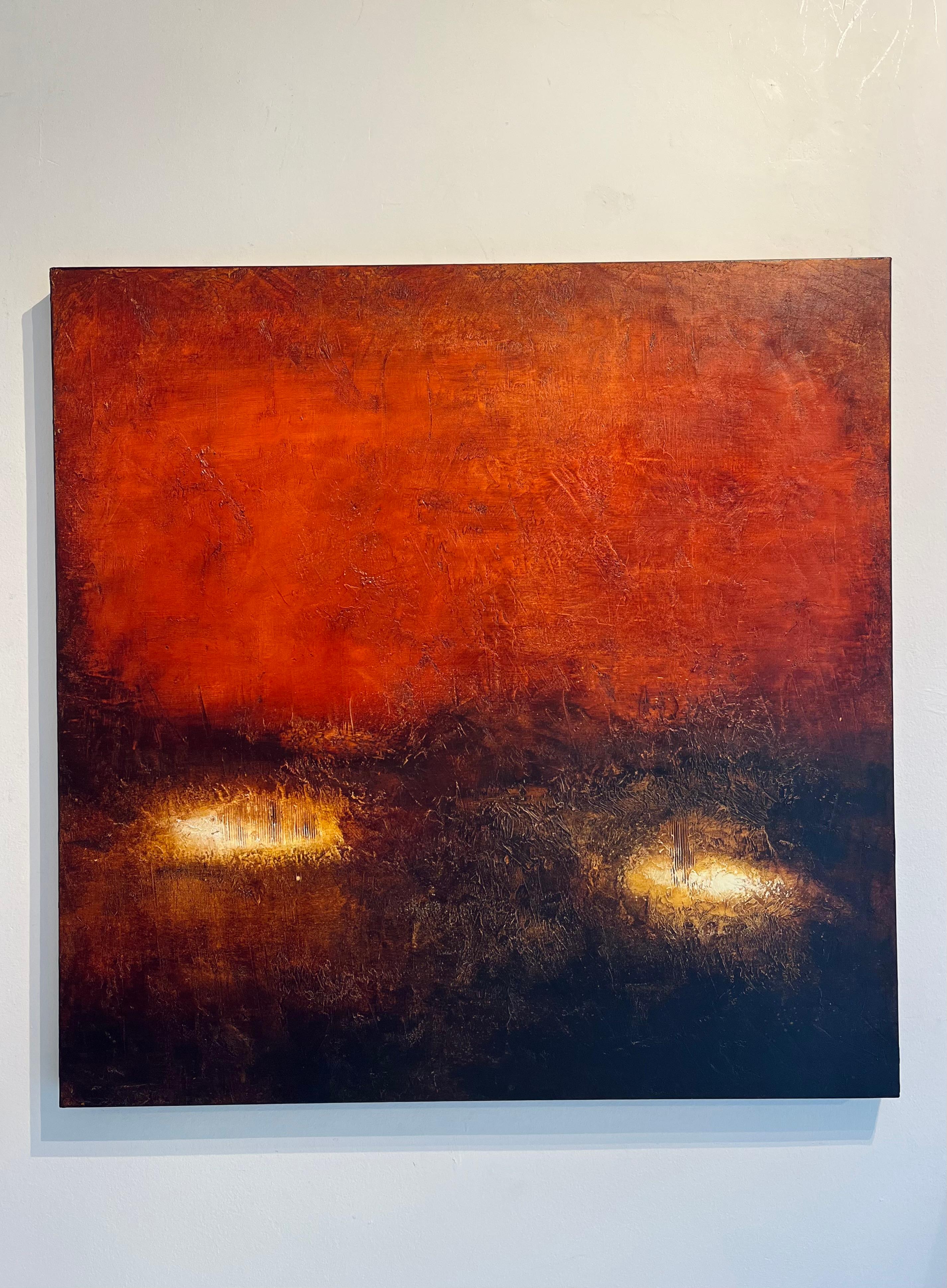 GLI ABISSI DELL'ANIMA - Original modern abstract painting-contemporary Art - Painting by Luigi Profeta