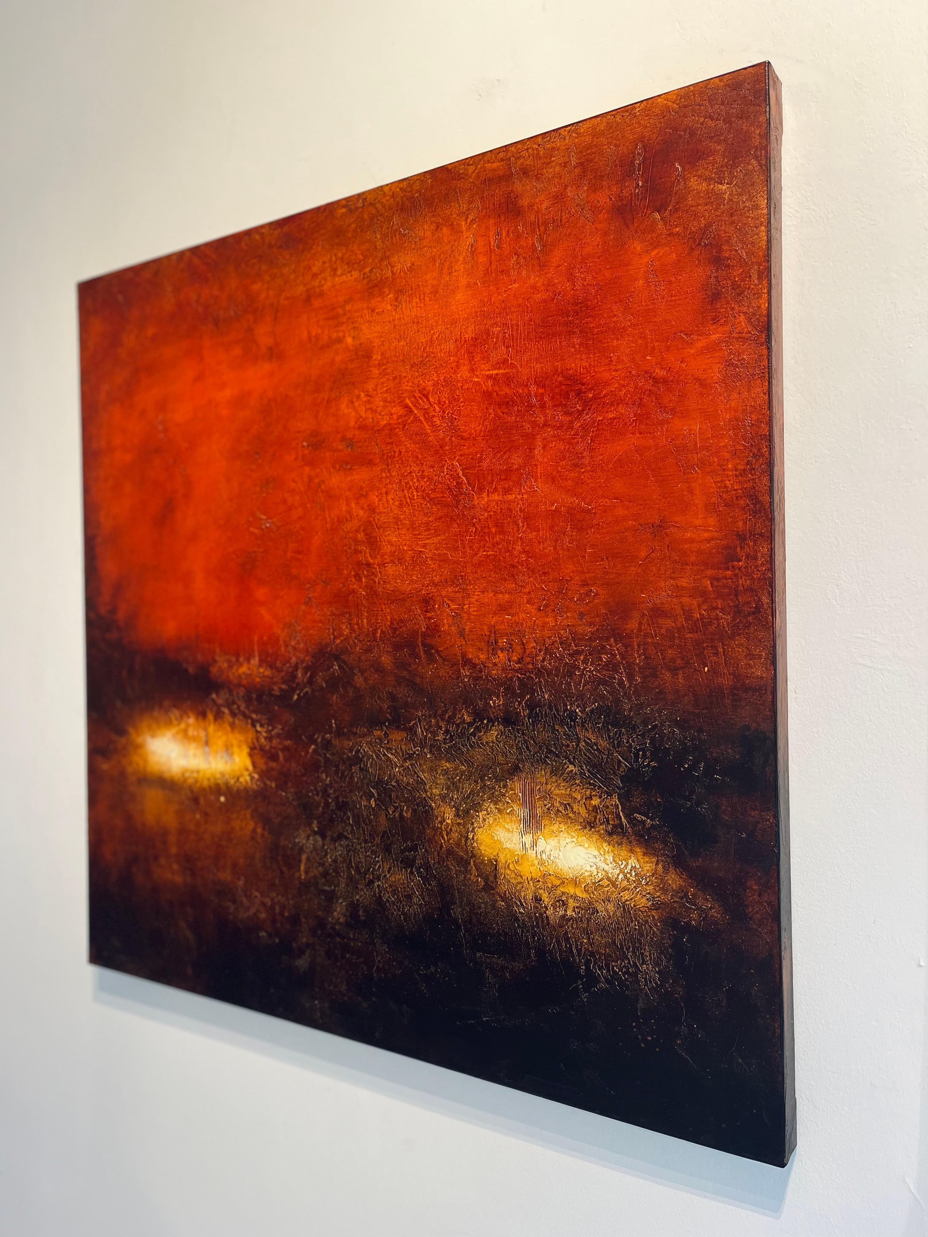 GLI ABISSI DELL'ANIMA - Original modern abstract painting-contemporary Art - Abstract Painting by Luigi Profeta
