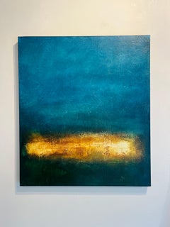 Reflecting Light-original modern abstract landscape painting-contemporary Art