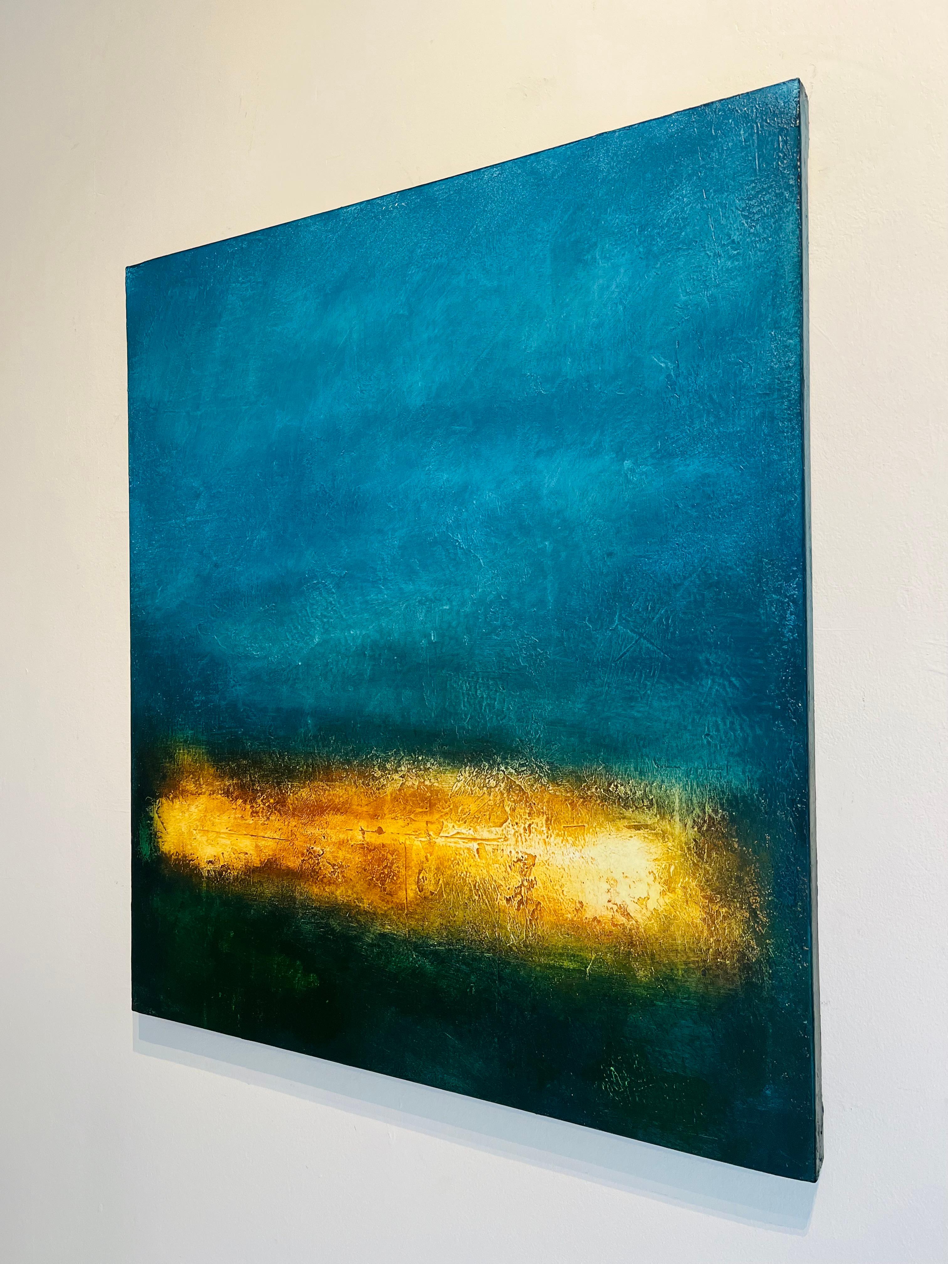 Reflecting Light-originale moderne abstrakte Landschaftsmalerei-zeitgenössische Kunst (Abstrakt), Painting, von Luigi Profeta