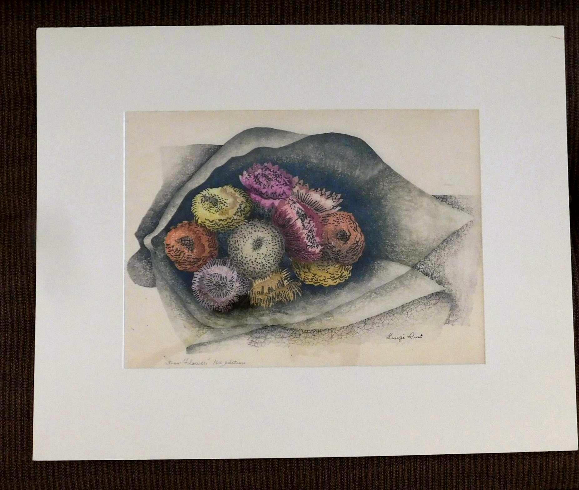 Luigi Rist Color Woodblock  -  