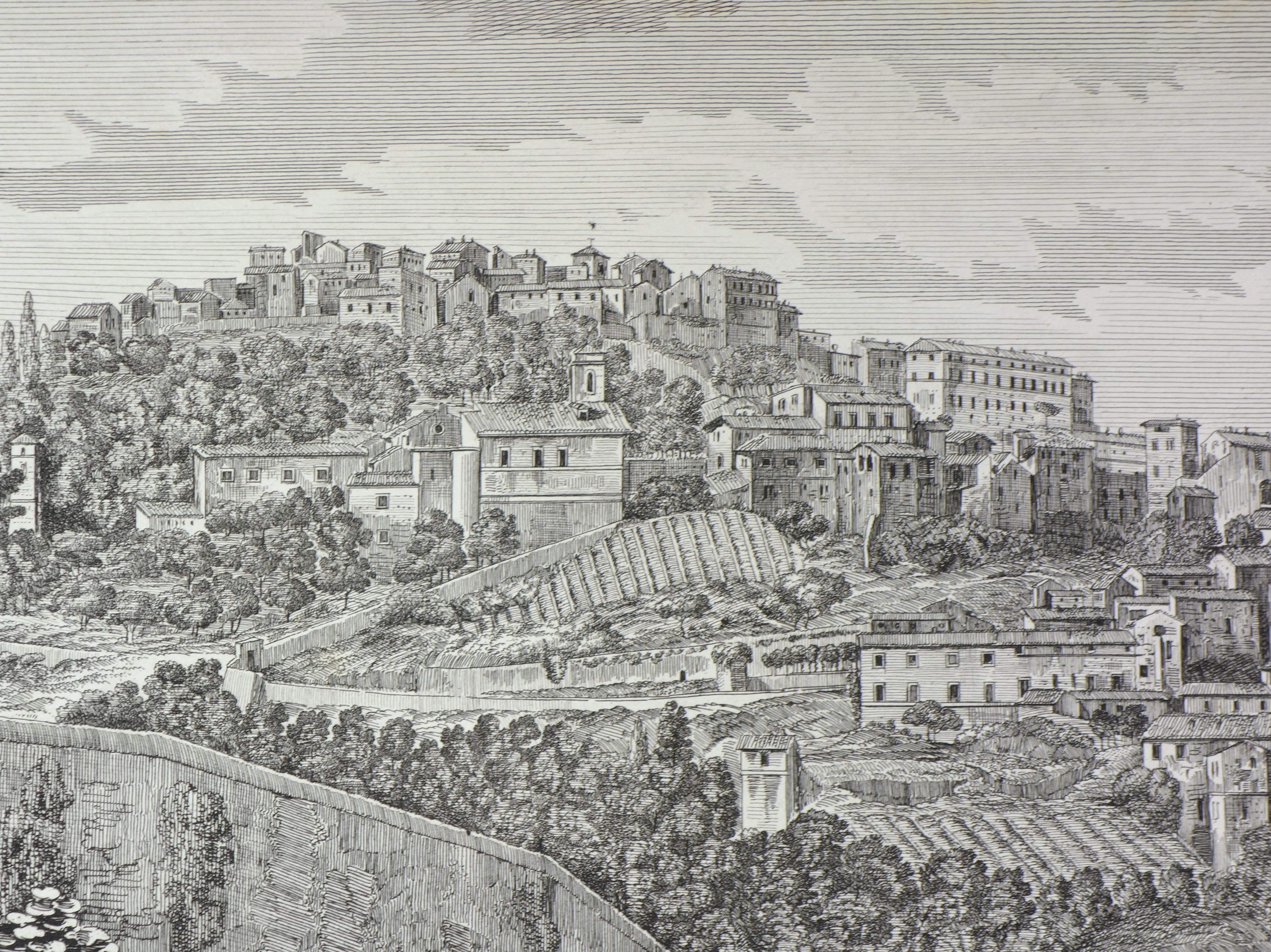 Capitals and Ruins in Cora - Print by Luigi Rossini