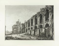 Ruins of the Golden House of Nero, on Monte Palatino, Rome