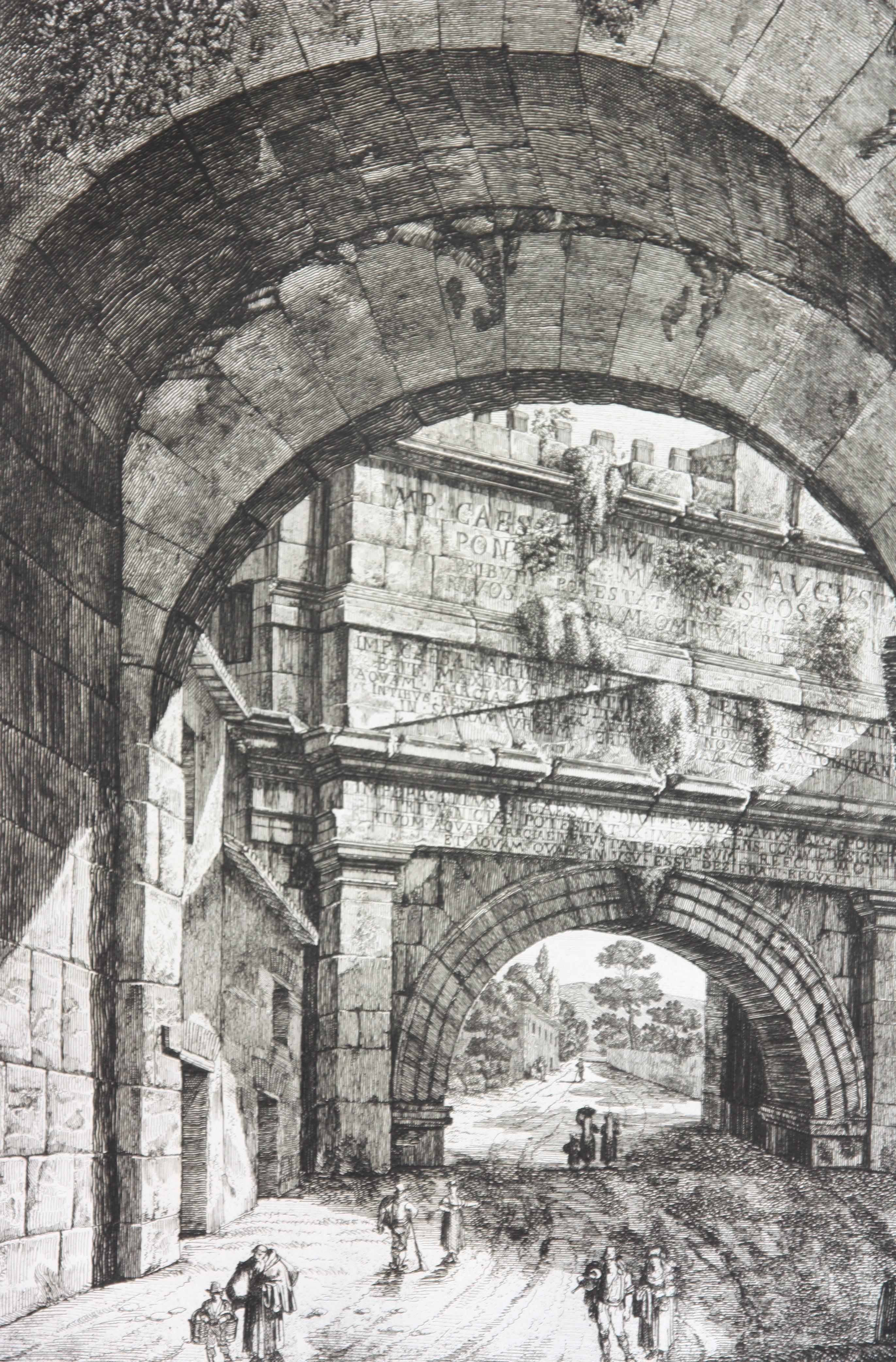 Seven Rossini Prints From the Serie “Le antichità de’ contorni di Roma” For Sale 2