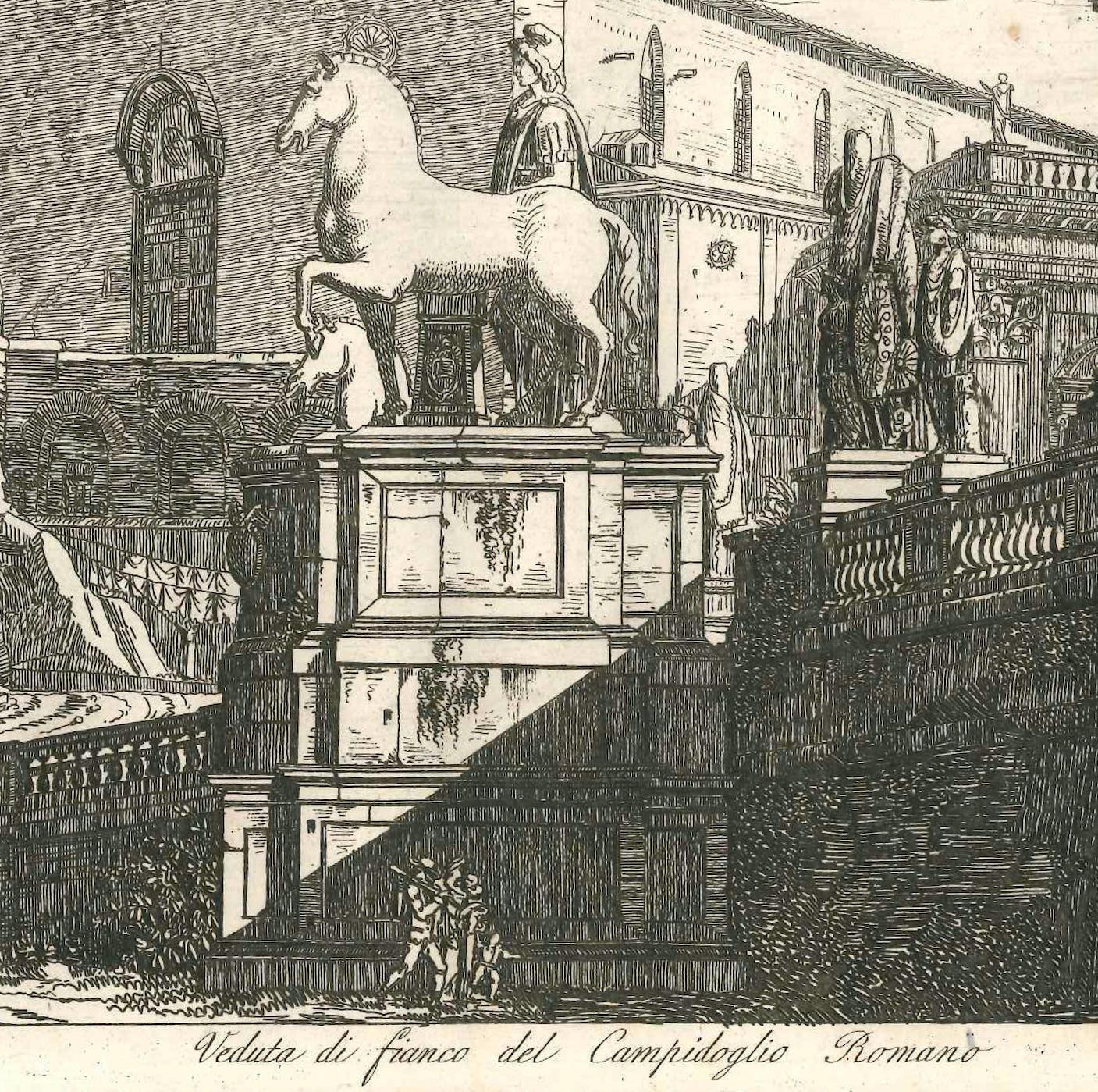Luigi Rossini Like his predecessor Giovanni Battista Piranesi, Rossini focused on extant antique Roman architecture and excavations in Rome and its environs, and rendered in exquisite detail classical architecture of Rome and its surrounding
