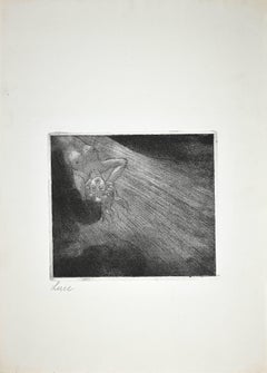 Luce - Original Etching by Luigi Russolo - Early 20th Century