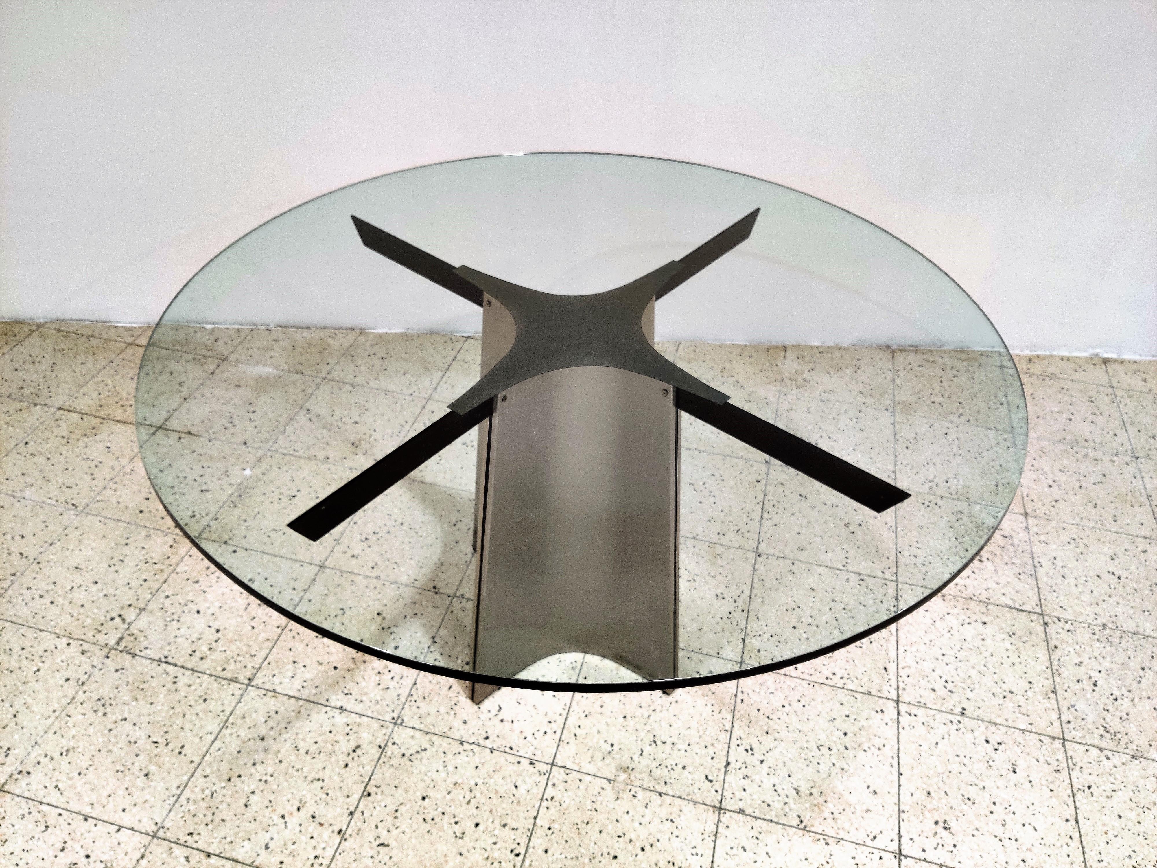 French Luigi Saccardo Dining Table for Maison Jansen, 1970s