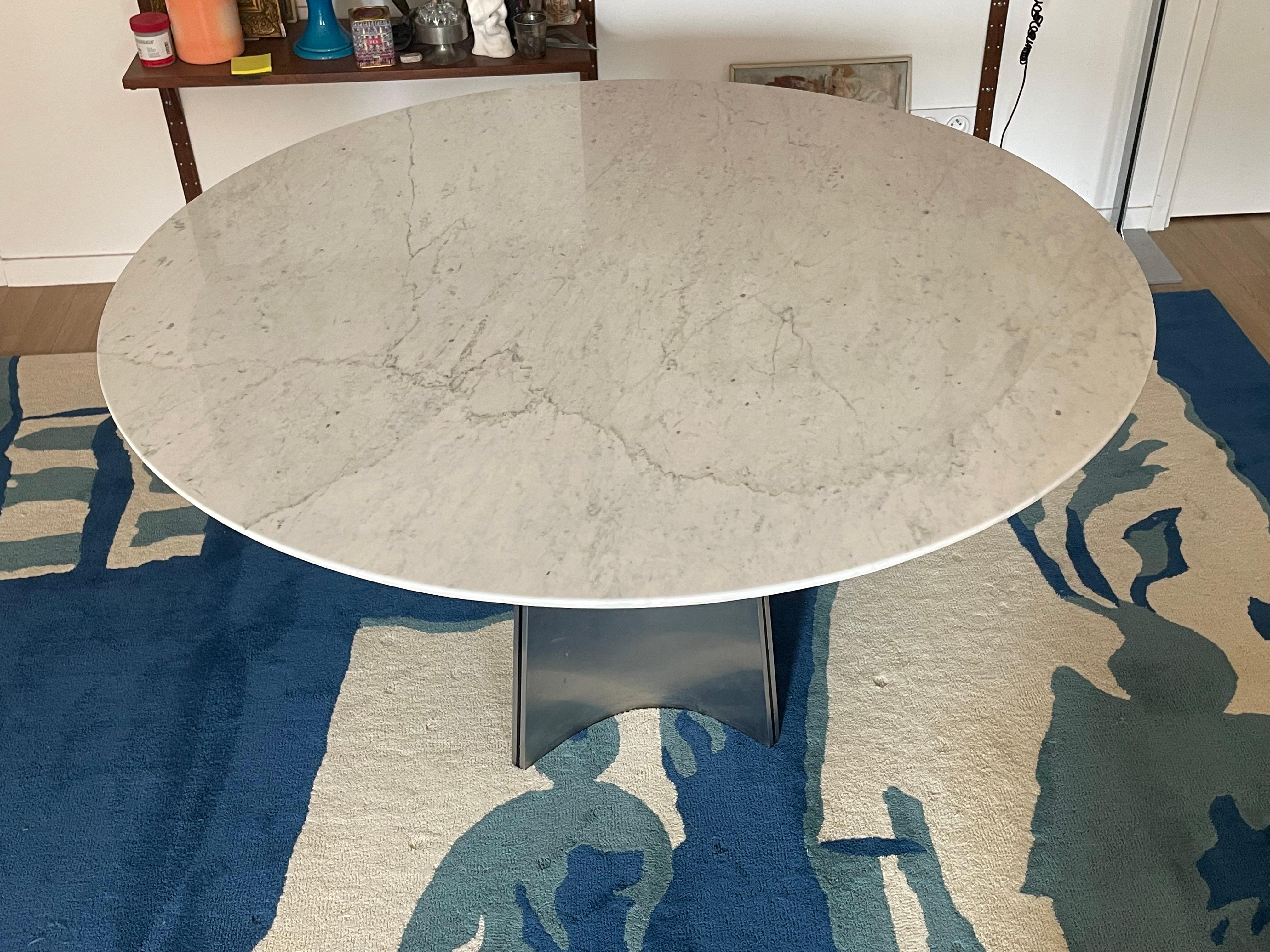 Luigi Saccardo for Maison Jansen, Round Dining Table, 1970 2