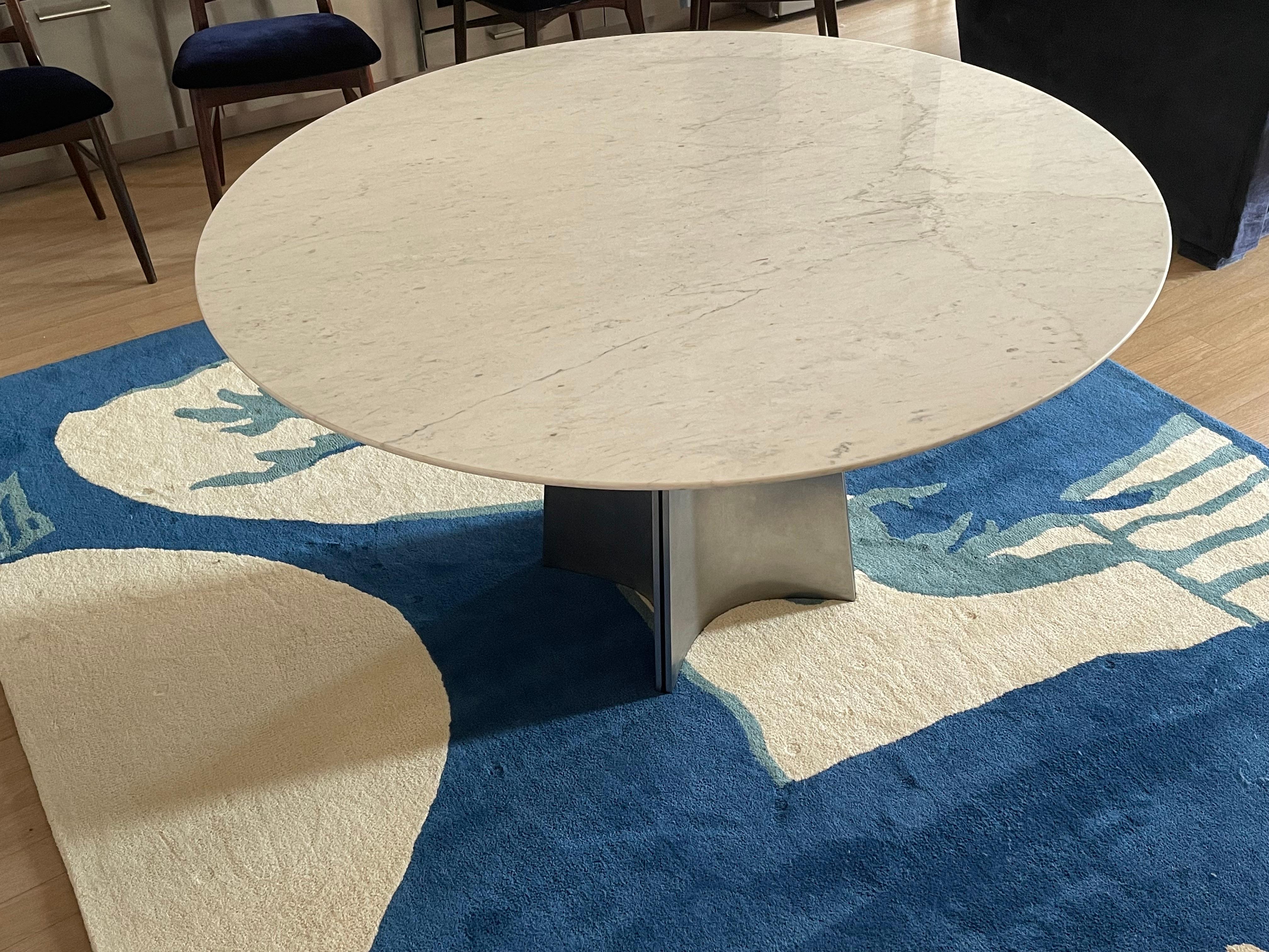 Luigi Saccardo for Maison Jansen, Round Dining Table, 1970 3