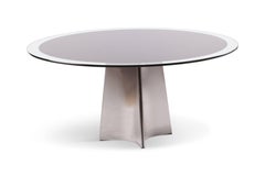 Luigi Saccardo Round Dining Table for Maison Jansen, 1970s