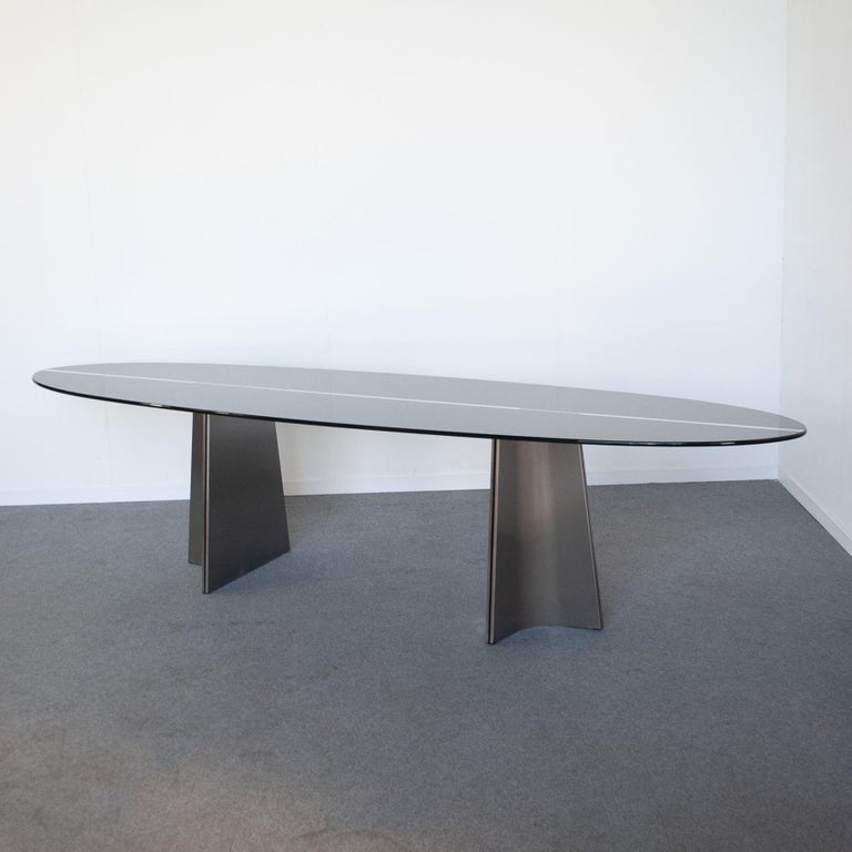 Mid-Century Modern Luigi Saccardo Table Oversize Model Ufo from Mid 70's For Sale