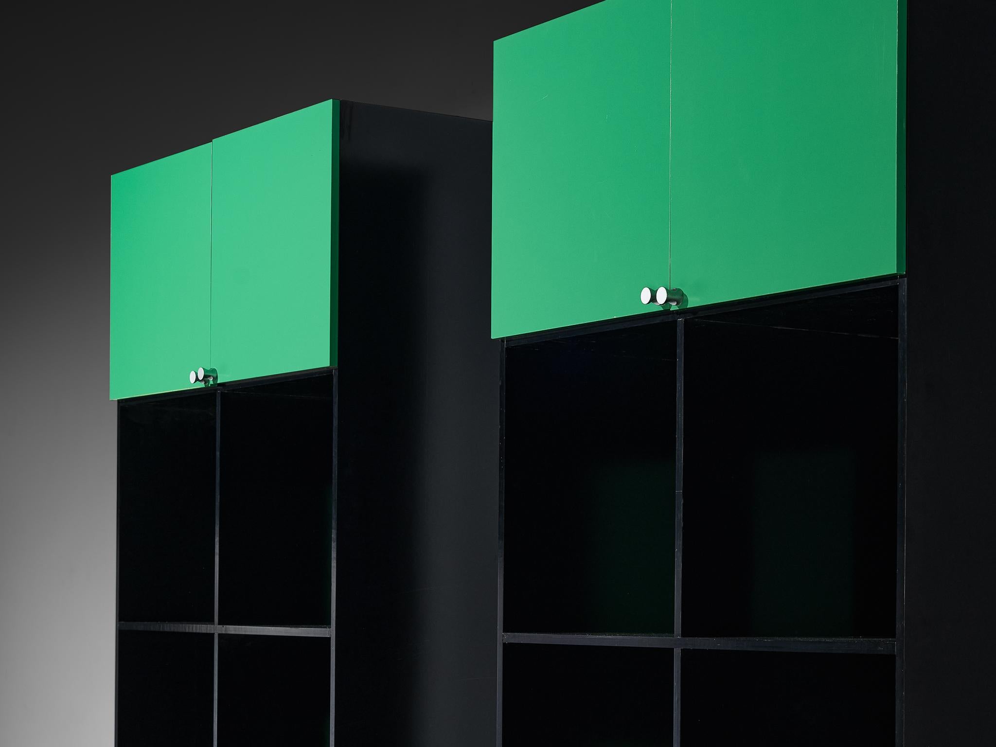 Italiano Tavole alte 'Topline' di Luigi Saccardo in un vibrante colore Greene & Greene in vendita
