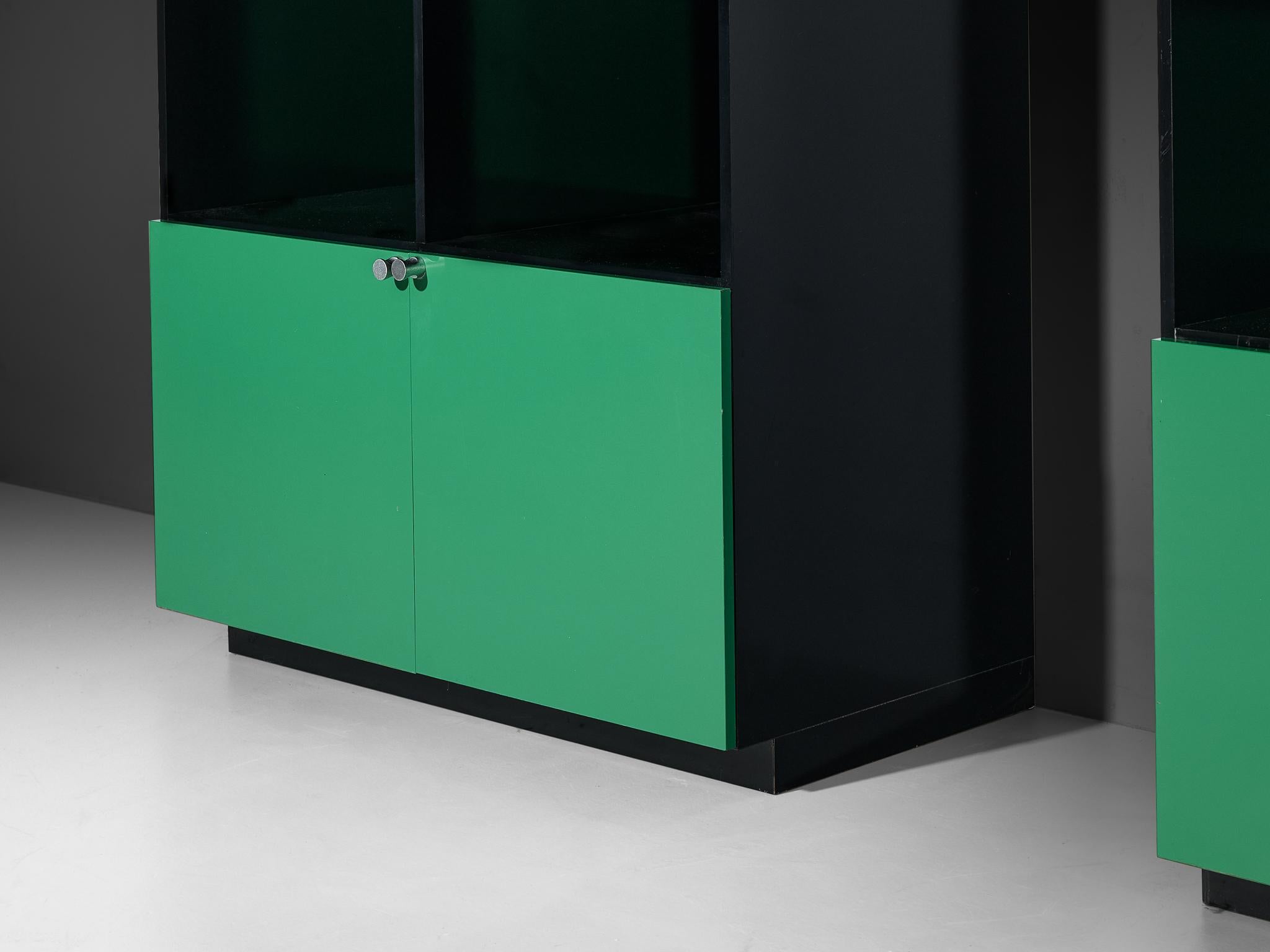 Tavole alte 'Topline' di Luigi Saccardo in un vibrante colore Greene & Greene In condizioni buone in vendita a Waalwijk, NL