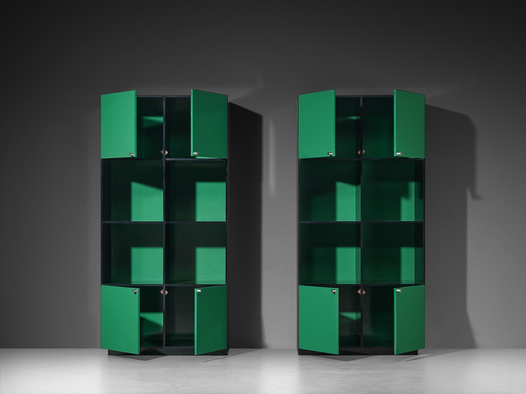 Metallo Tavole alte 'Topline' di Luigi Saccardo in un vibrante colore Greene & Greene in vendita