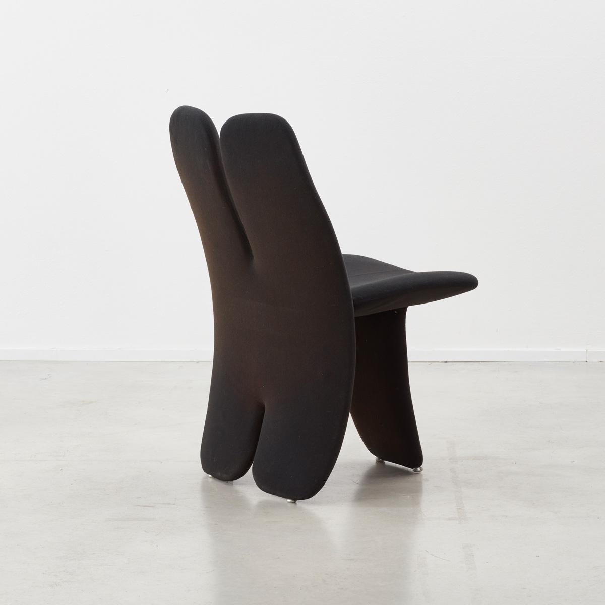 Mid-Century Modern Luigi Saccardo Upholstered Chairs Arrmet, Italy 1970