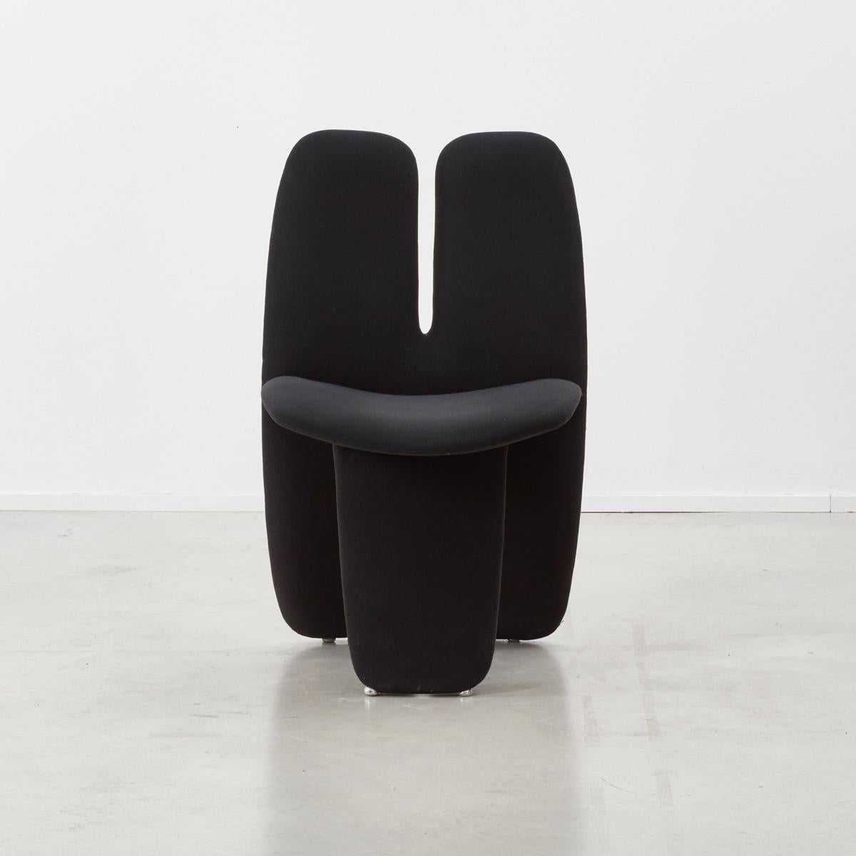 Late 20th Century Luigi Saccardo Upholstered Chairs Arrmet, Italy 1970