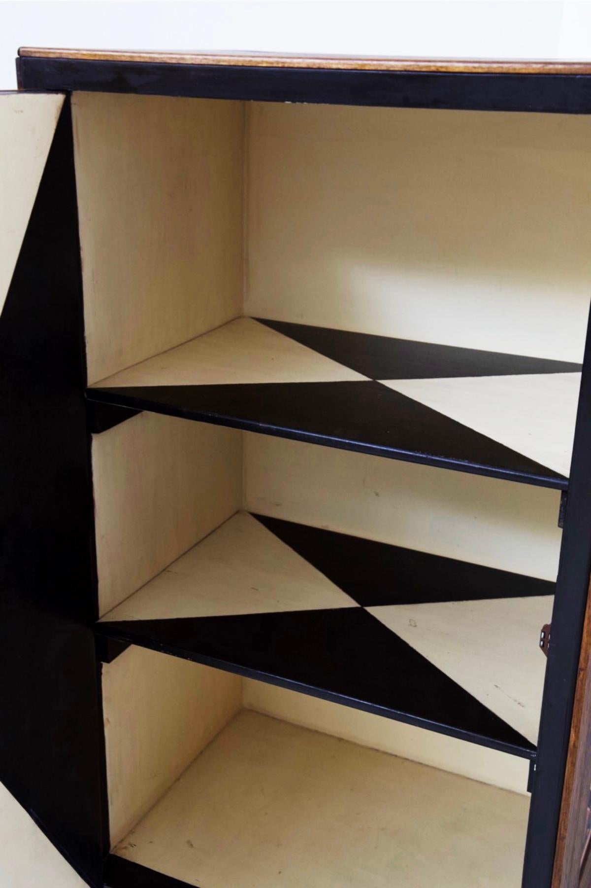 Luigi Scremin Amazing Wooden Cabinet 'Attr.' 5