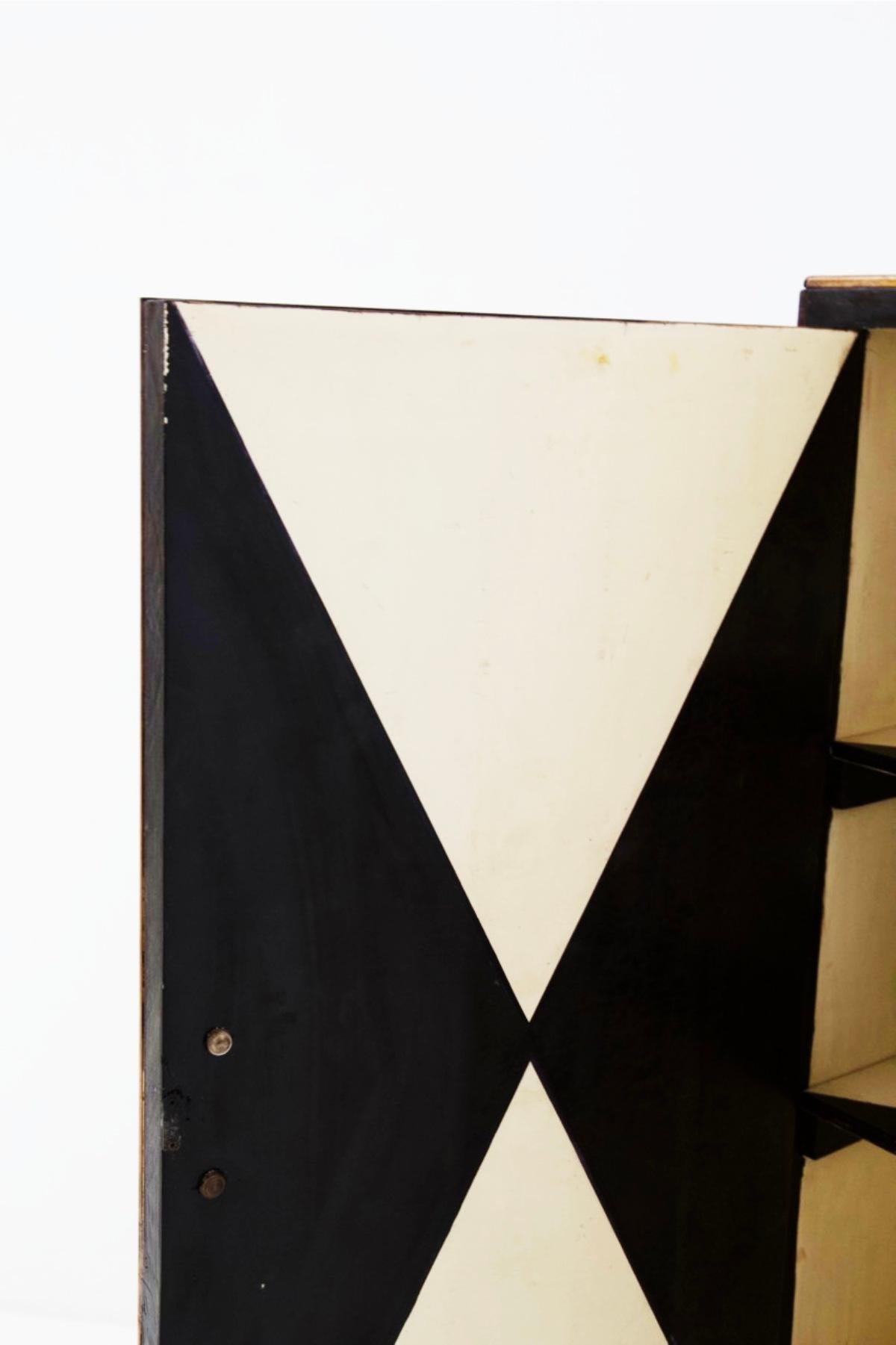 Luigi Scremin Amazing Wooden Cabinet 'Attr.' 6