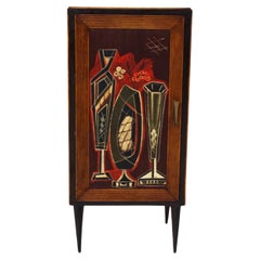 Luigi Scremin Amazing Wooden Cabinet 'Attr.'