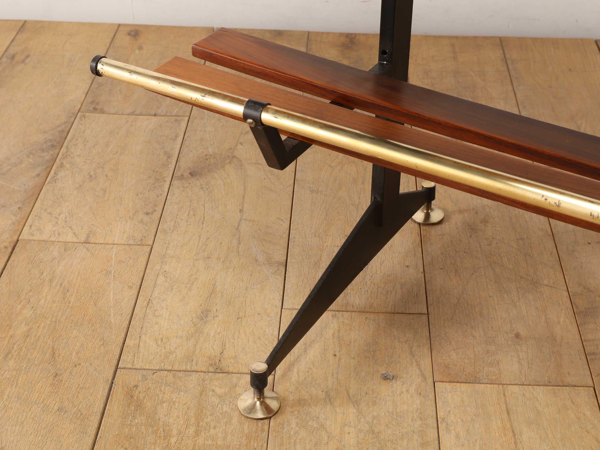 Luigi Scremin For La Permanente Mobili Cantu Bar Counter With Stools 1960's For Sale 6