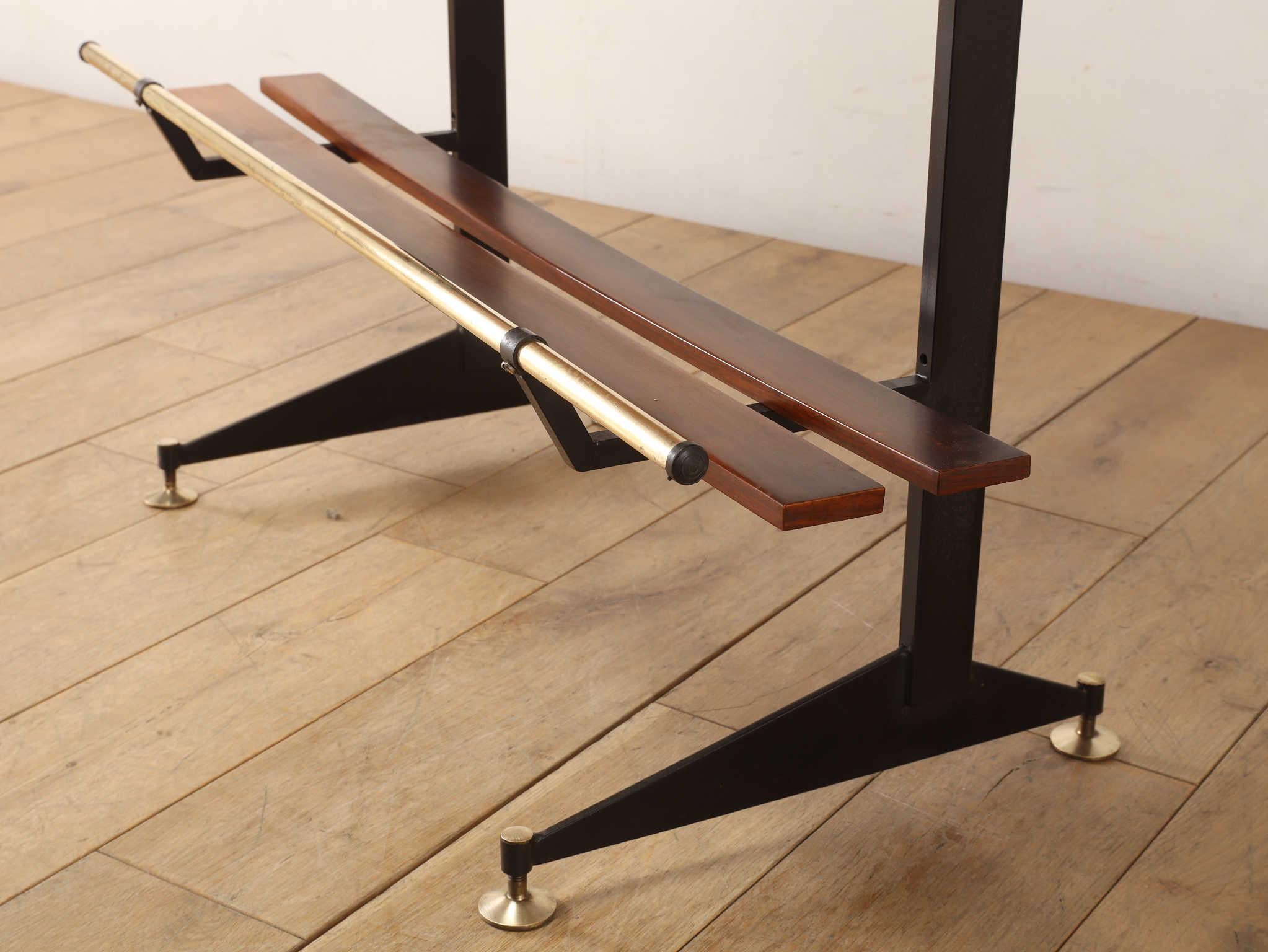 Luigi Scremin For La Permanente Mobili Cantu Bar Counter With Stools 1960's For Sale 7
